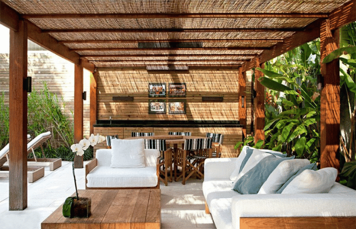 pergolado de madeira